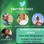 Twitter Chat - Climate Activism in Africa